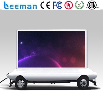 truck led display billboard led full matrix traffic vms trailer with 12v solar power supply Leeman P10 mobile truck led display