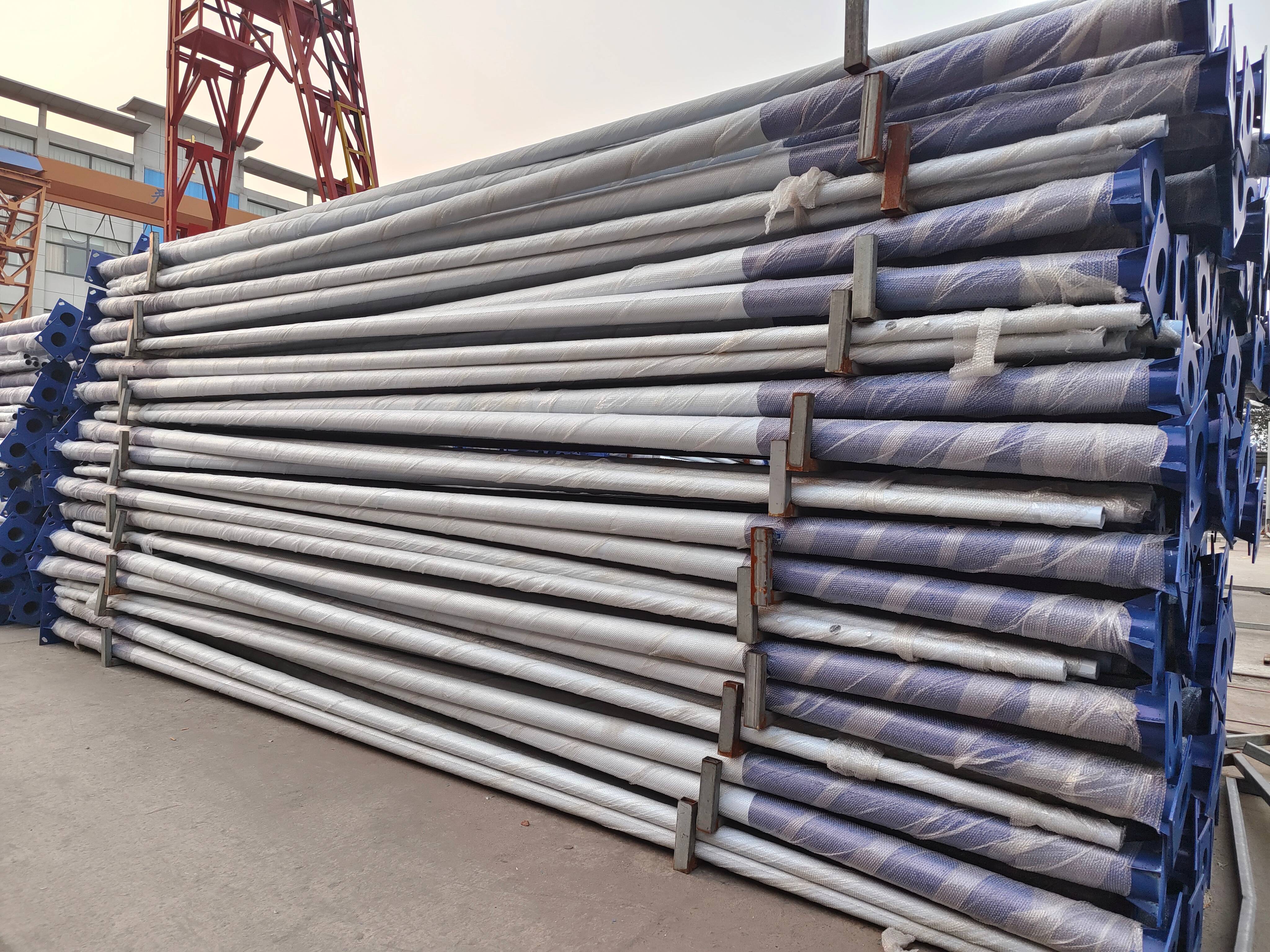 Best price Galvanized lamp pole outdoor lighting pole