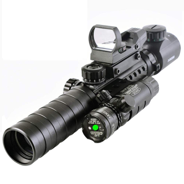 Luger Tactical 3-9x32 EG Illuminated Crosshair Rangefinder Scope