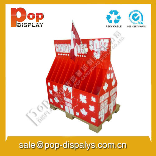 Table Top Stationery Corrugated Cardboard Display With Full Color