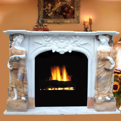 Custom Corner Indoor Rumford Electric Fireplace Designs With Mantel
