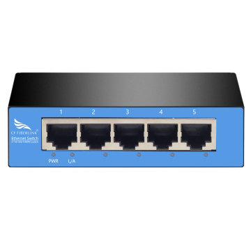 5-Port Gigabit Ethernet Desktop Iron Shell Plug-and-Play Switch