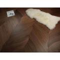 Engineered oak parquet flooring unfinished