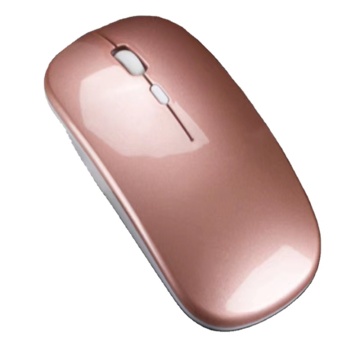 High-Quality 2.4G Wireless Mute Mouse with LED Light and Charging Feature for Desktop Computers