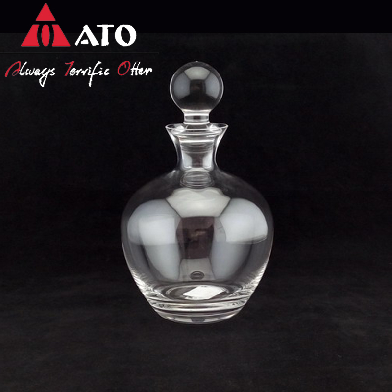 Ato Bottle Whisky Bottle all'ingrosso Decanter in vetro inciso