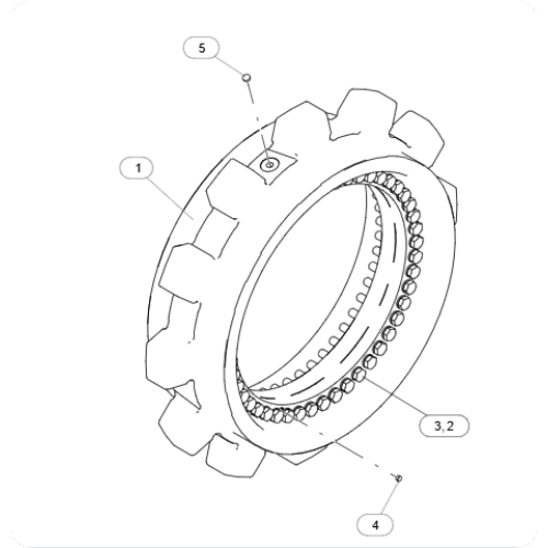 Hydraulic Shovel 6030 Drive Tooth 465-8361/4658361