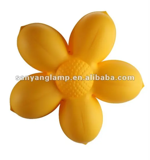 holiday time lights flower shape