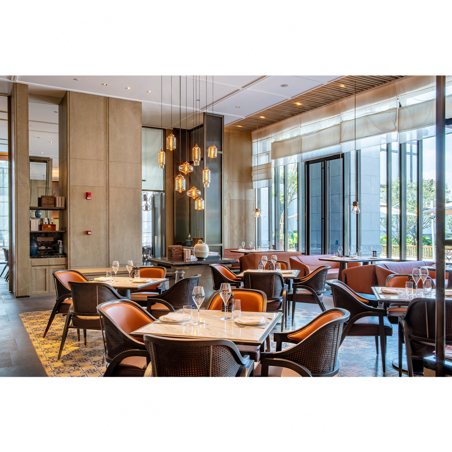 Restaurant booth seating modern restaurant cafe furniture