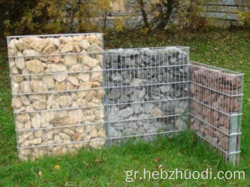 Γαλβανισμένο εξαγωνικό πλέγμα κουτιού gabion