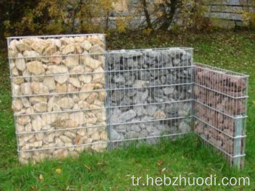 Galvanizli altıgen gabion kutusu örgü