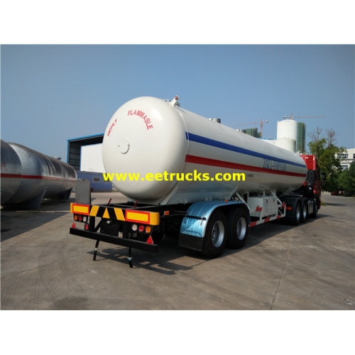 45cbm 2 axles LPG Semi Trailer Tankers