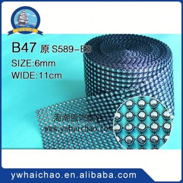 Top selling attractive style diamond mesh ribbon for wholesale