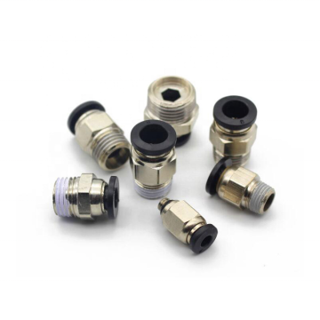 PC Brass Straight Push to Connect Pneumatic Fittings