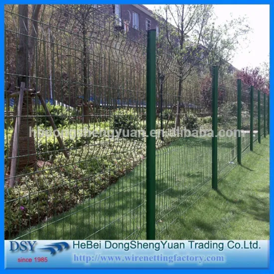 Bending Triangle Fence / 3d curved welded fence / Welded Wire Mesh Panel Fence for sale