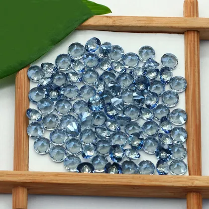 Natural Blue Iolite Round Faceted Good Quality Iolite