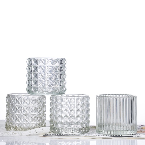 Se pueden personalizar varios estilos de tazas de velas de vidrio