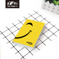 Diário portátil de notebook de couro pu PU Smile Style Style Face PU