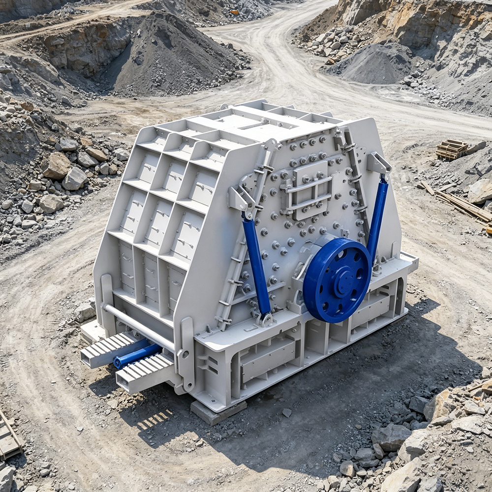 double-cavity hard rock crusher