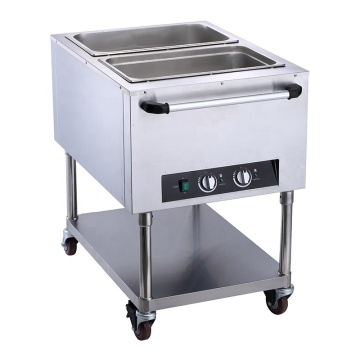 Paslanmaz Çelik Ticari Gıda Isıtıcı Tezgah 4 Tavalı: Propan, Marie, Steam Masası, LPG Gaz ve Bain Marie - Restoran ve Catering kullanımı için mükemmel