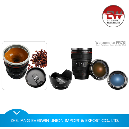 Hot promotion special design insulation camera mugs reasonable price