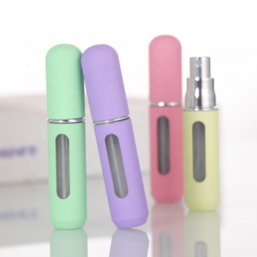 Μπουκάλια επαναπλήρωσης αρώματος: 5ml candy color mini δοχεία με ψεκασμό λεπτών ομίχλης