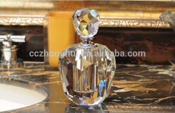 Romantic crystal perfume bottle