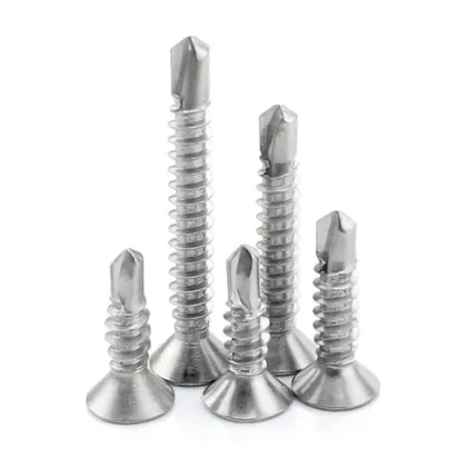 100mm Wood Screws, Helicoidal Feed Screw Lock Barrel Bolt Set for Toilet Doors