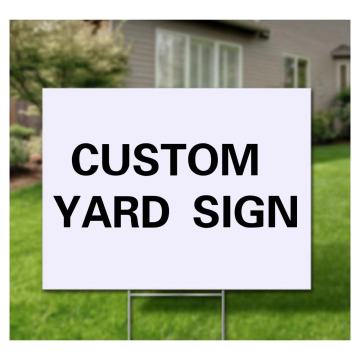 Ultraviolet Resistant Custom Outdoor Yard Sign Posts for Real Estate