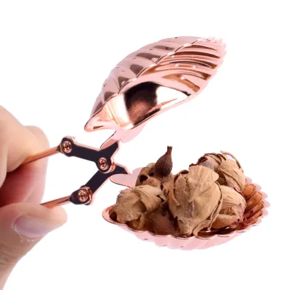 Shell Shaped 304 Stainless Steel Rose Gold Tea Strainer