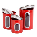 3 Pieces Kitchen Airtight Canister Set