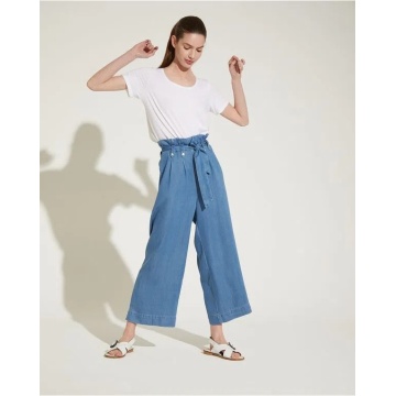 Women Loose Casual Cowboy Pants