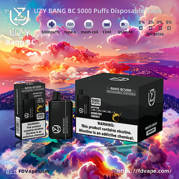 Original UZY BANG BC5K Puffs Vape Germany