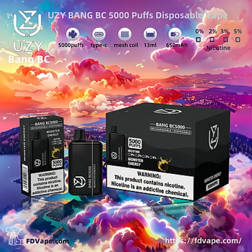 ORIGINALE UZY BANG BC5K PUFFS VAPE DUITSLAND Fabrikant fan Sina