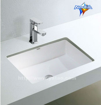 YC-0020 Sanitaryware ceramic wash basin square sink