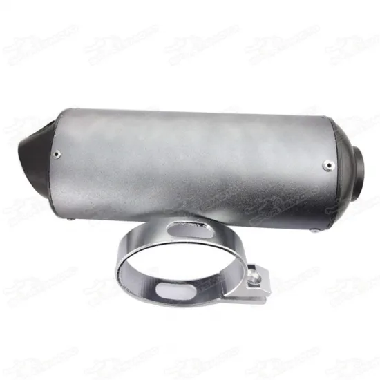 38mm Alloy Exhaust Muffler W Clamp 125cc 140cc 150cc 160cc CRF50 Pit Dirt Bike