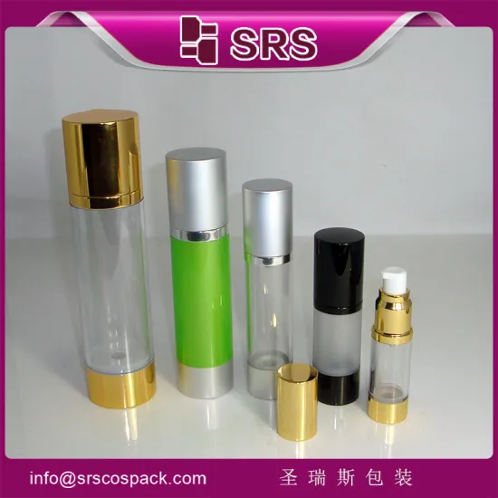 Airless Plastic cosmetic lotion bottle 200 ml