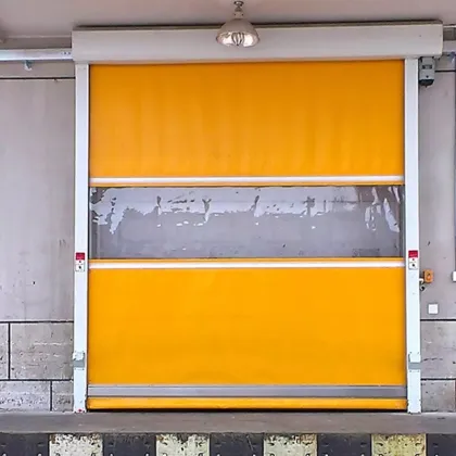 Industrial PVC Fabric Rapid Roller Shutter Door