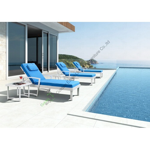 Furnitur teras furnitur outdoor lounge set tempat tidur matahari