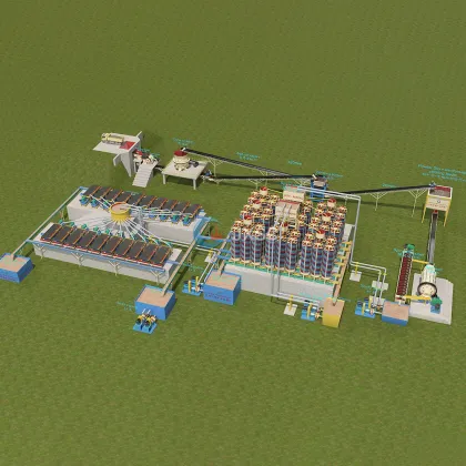 10tph Rock Ore Crushing, Grinding, and Magnetic Separation Tungsten Ore Processing Plant