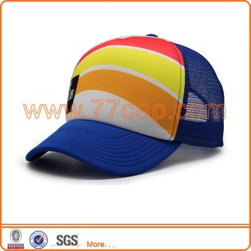 5 panel popular colorful mesh sponge cap