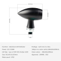 Alupupurin blacker tan ina 12v LED alupupu alumiminira