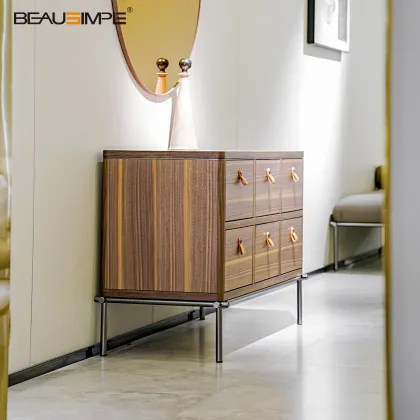 Fendi Tiretto Cabinet Luxury Wooden Storage Unit