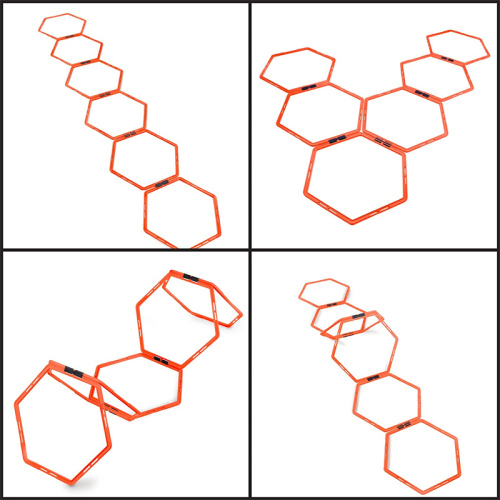 Hex Agility Ladder Hexagon Ring Agility Hurdles