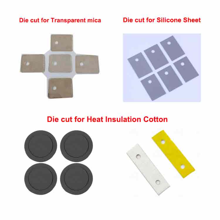 Flatbed Die Cutting Machine Application Heat Insulation Cottont