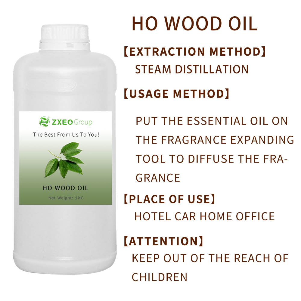 Pure Natural Natural Organic Linalyl/Ho Wood Oil para el cuidado de la piel