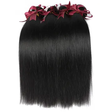 Wholesale12a 10a Grade Peruvian Hair Straight Virgin Silky Straight Wave Cuticle Aligned Virgin Human Hair Extension
