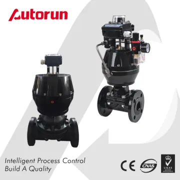 Pneumatic Operated Cast Steel Rubber-Lined Diaphram Valve