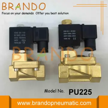 Shako Type PU225A Normally Closed Brass Solenoid Valve