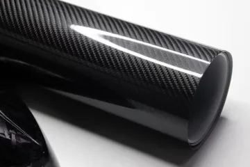 TPU Gloss 6D Carbon Fiber Car Vinyl Wrap