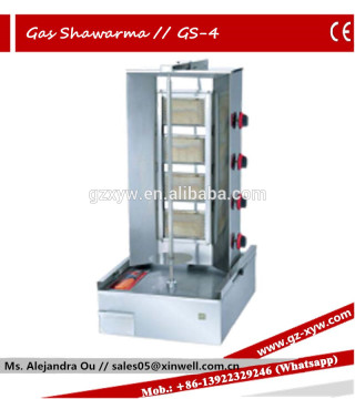 Gas Shawarma GS-4 used Trompo de Pastor for Turkey Restaurant